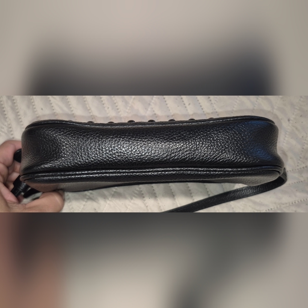 Authentic COACH Crossbody Clutch With Lacquer Rivets - Picture 5 of 7